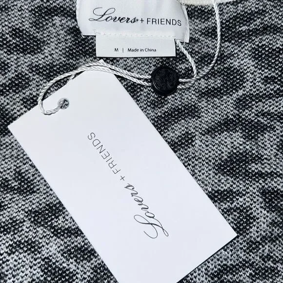 LOVERS + FRIENDS Merida Animal Print Wrap Dress-M NWT - Picture 8 of 10